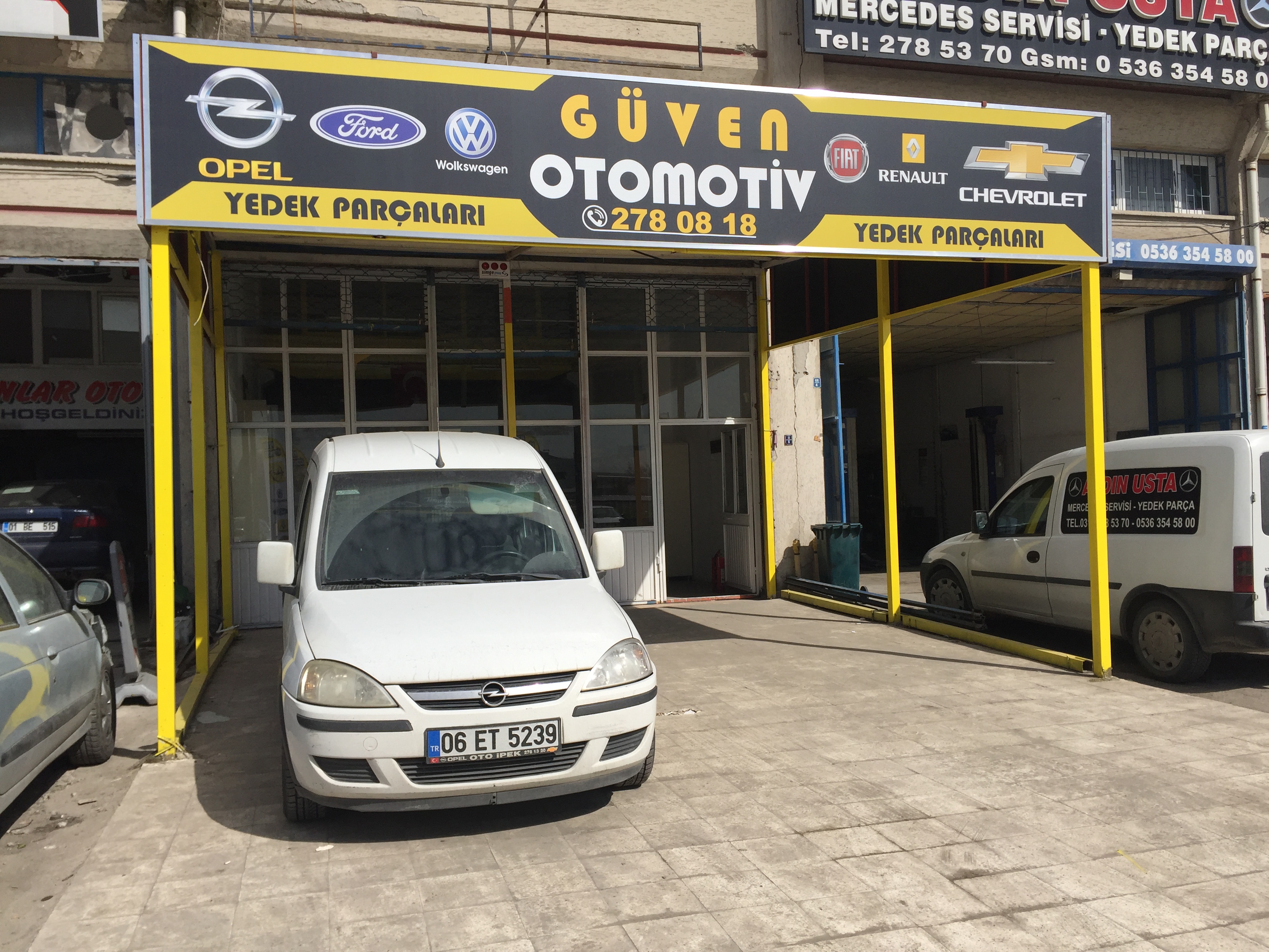Güven Otomotiv Mağaza Görünümü