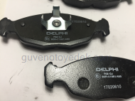 Opel Astra F 1992 1998 modeller için uygun Opel Combo B Ön Fren Balatası DELPHI Marka (X1.5DT) DELPHI , X1.5DT