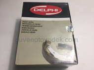 Opel Astra Classic 1999 2002 modeller için uygun Opel Astra Classic Arka Pabuçlu Fren Balatası İnce Tip DELPHI Marka DELPHI