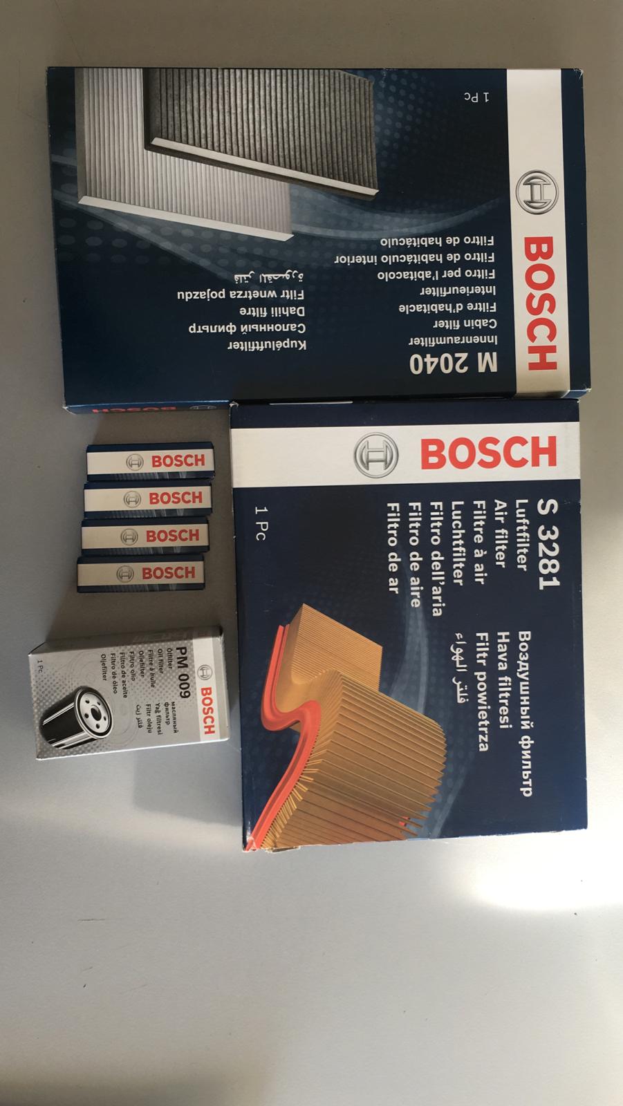 Opel Astra H için uygun PERYODİK BAKIM SETİ Astra H 2006 Sonrası Bakımı İçin Set 1.6 Benzinli Hava, Polen, Yağ Filtresi, Buji 4 Adet BOSCH Marka BOSCH